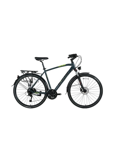 Bisan Trx 8500 City Şehir Bisikleti 52 Cm Disk Fren 700c 27 Vites Parlak Gri Sarı Gri