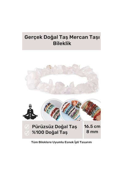 Unisex Doğal Taş Ay Taşı Bileklik Rahatlatıcı Sakinleştirici Beyaz Aytaşı Denge Bilekliği Çok Renkli
