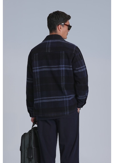 Lufian Erkek Barder Basic Slim Fit Gömlek 112010662 Lacivert Lacivert