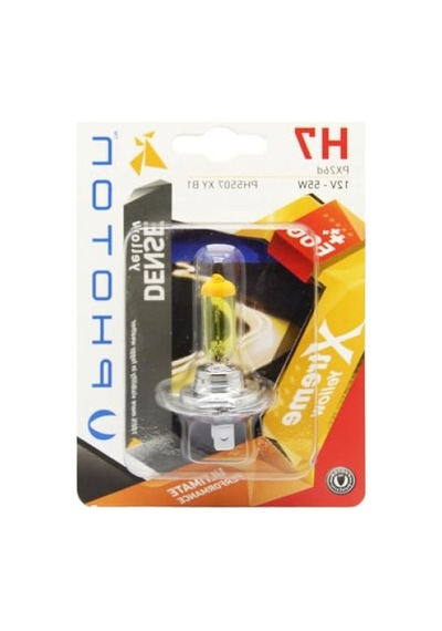 H7 12v 55w Ampul, Xtreme Yellow Tekli Blister