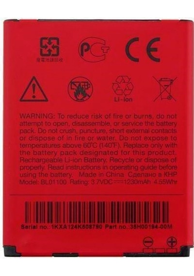 Htc Desire A320E Bl01100 Batarya Pil 1230 Mah