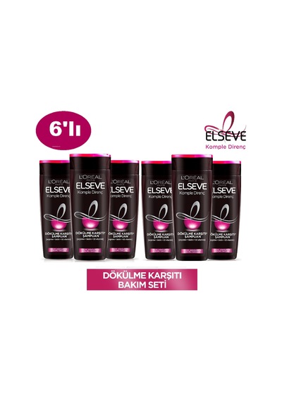 Elseve Dream Long Komple Direnç Şampuanı 6 x 390 ML