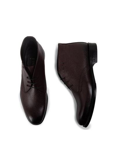 Deery Hakiki Deri Bordo Erkek Bot - 01295mbrdc04 Bordo