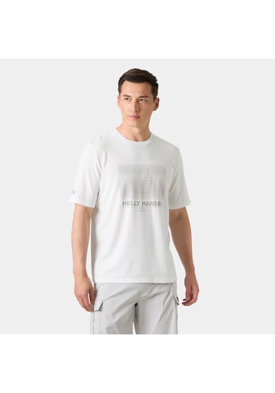 Helly Hansen Hp Race Graphic Erkek T-shirt-32460 Beyaz