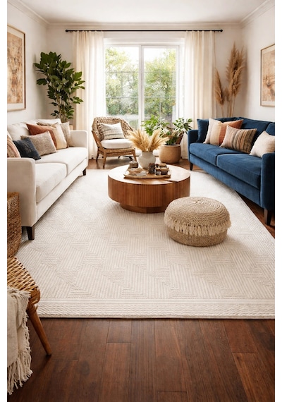 Hoom Rugs Grandy 4989 Krem Modern Halı Krem