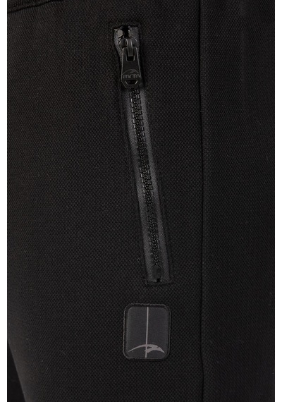 Maraton Sportswear Regular Erkek Düz Paça Basic Siyah Eşofman Altı 21795-siyah Siyah