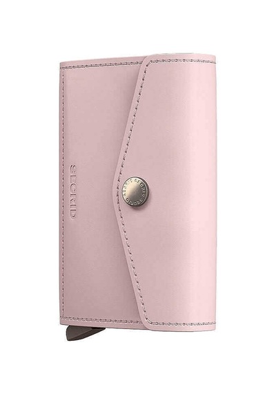 Secrid Envelope Wallet Original Kartlık Cüzdan, Pembe Çok Renkli