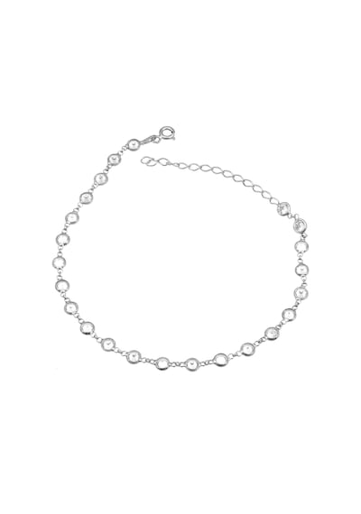 Brezza Lusso Jewelry Classical Su Yolugözü Gümüş Kadın Ayak Halhal Gümüş