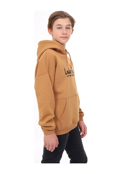 Toontoy Kids Toontoy Erkek Çocuk Oversize Kapüşonlu Cepli Düşük Omuz Baskılı Sweatshirt - 2 İplik Kahverengi Toontoy Kids Toontoy Erkek Çocuk Oversize Kapüşonlu Cepli Düşük Omuz Baskılı Sweatshirt - 2 İplik Kahverengi