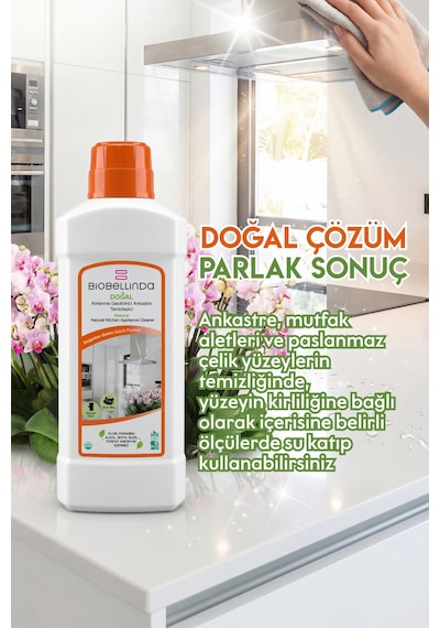 Doğal Ankastre Temizleyicisi Kirlenme Lekeler 750 Ml 2'li Set Diğer