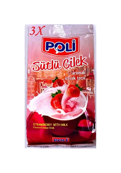 Sütlü Çilek Aromalı Içecek Tozu 3 Adet X 250 Gram Diğer