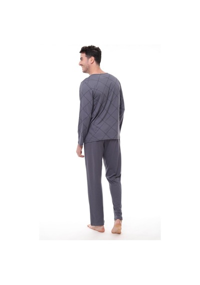 Pijadore 1400 Erkek Uzun Kollu Pijama Takım 001