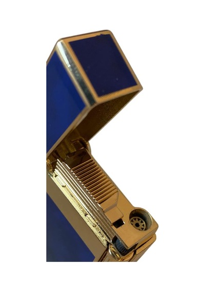 Gold Lacivert Tek Torch Pürmüz Puro Çakmağı