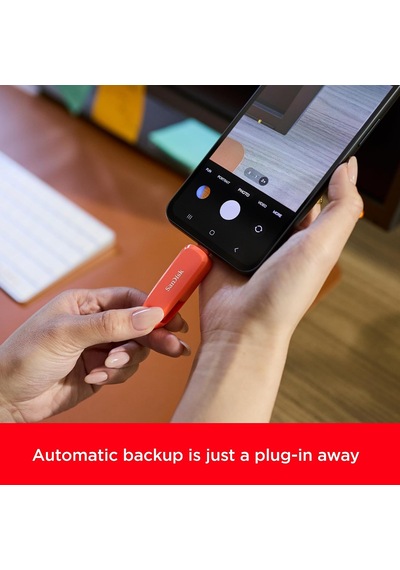 Android İçin 128 Gb Telefon Sürücüsü - Akıllı Telefonlar, Tabletler Ve Bilgisayarlar İçin 2'si 1 Arada Usb - Usb Tip-c Ve Tip A Konnektörlü Başparmak Sürücü - Sdddc6-128g-g46