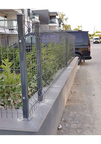 70'lik Panel Çit Takım 10 Mt + 1 Direk Avantaj Paket - Antrasit Gri