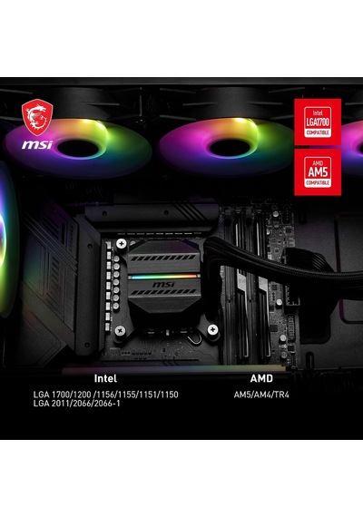 Tr Mag Coreliquid M360 360mm Siyah İşlemci Sıvı Soğutucu