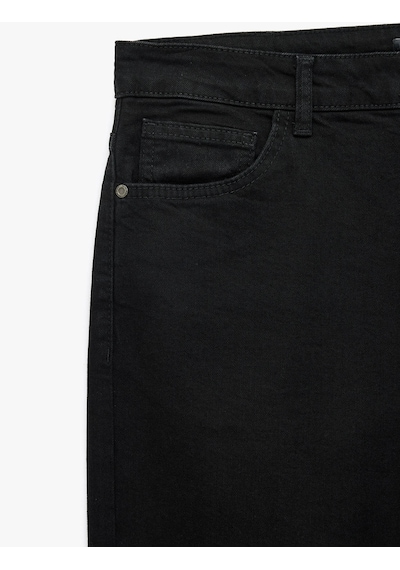 Koton Brad Siyah Erkek Jean Pantolon 7wam40088nd