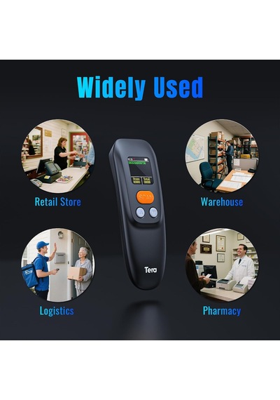 1600 Kablosuz 1d 2d Qr Barkod Okuyucu Ergonomik El Tipi 3in1 Bluetooth, 2.4g Kablosuz, Usb Süper Kod Çözme Cmos