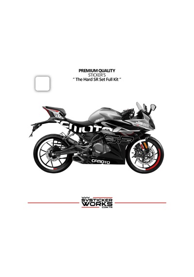 Cfmoto 250sr The Hard Sr Sticker Set Etiket Modeli Yüksek Kalite Set Jant Kaplama Hediyeli 31529299