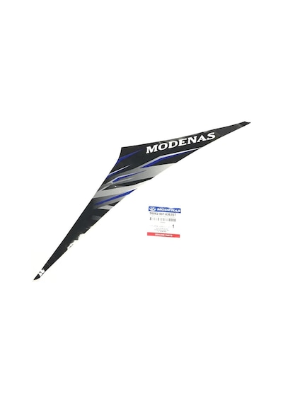 Modenas Gt135 Iç Dizlik Etiketi Mavi Sol