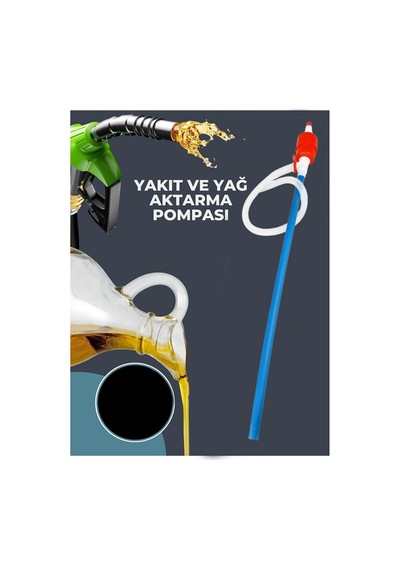 Krt-1129 Plastik Mazot Ve Su Pompası - Büyük Boy- 12'li Paket