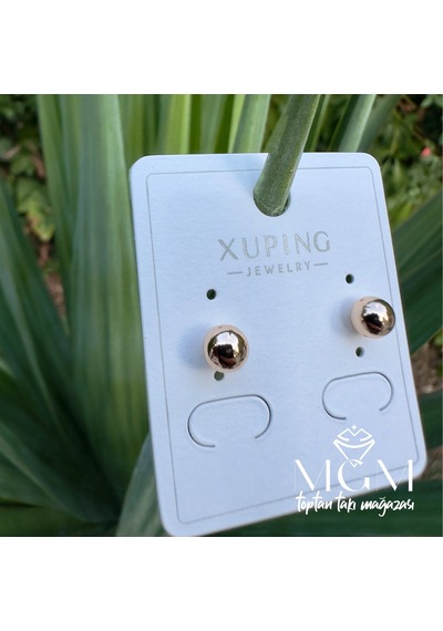 Xuping Taşsız Top Küpe Çok renkli