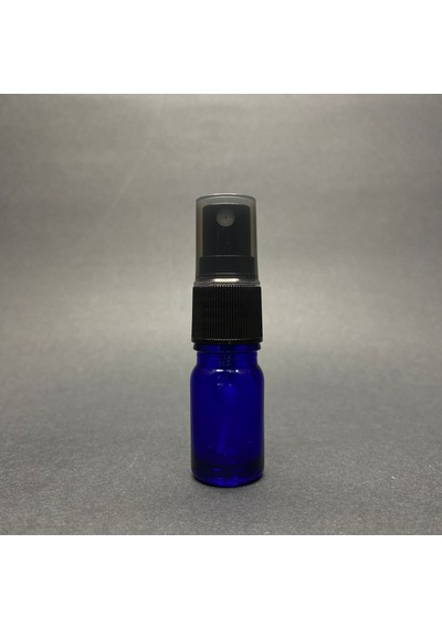 5 Ml Mavi Cam Şişe Siyah Spreyli , 5cc Mavispreyli Boş Şişe X 6 Adet