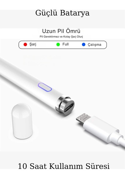 Wearfitpro Weafitpro Apple Cihazlara Uyumlu Pencil 3.nesil Tablet Kalemi