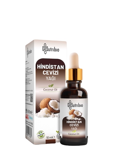 Nutribio Hindistan Cevizi Yağı Soğuk Sıkım 50ml 50 ML