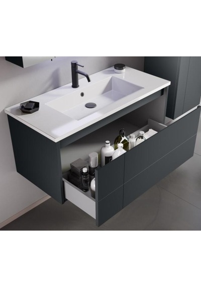 Orka Likya 80 Cm Mdf Antrasit Banyo Dolabı Alt Modül Ve Lavabo Antrasit Orka Likya 80 Cm Mdf Antrasit Banyo Dolabı Alt Modül Ve Lavabo Antrasit