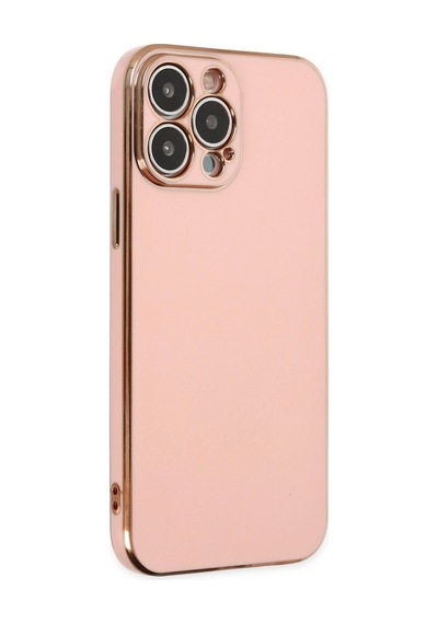 Apple iPhone  Uyumlu  14 Pro Max Kılıf Volet Silikon - Pembe