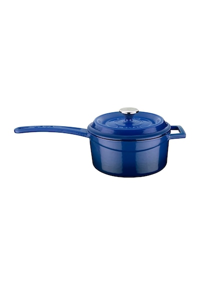 Lava Döküm Yuvarlak Sos Tenceresi Metal Saplı 16 Cm, Mavi Genel