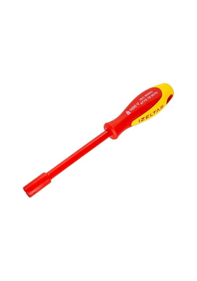 İzeltaş 4773190070 1000V Süngüsü İzoleli Lokma Uçlu Tornavida 7 MM