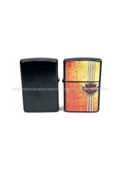Harley Davidson Mat Siyah Benzinli Çakmak