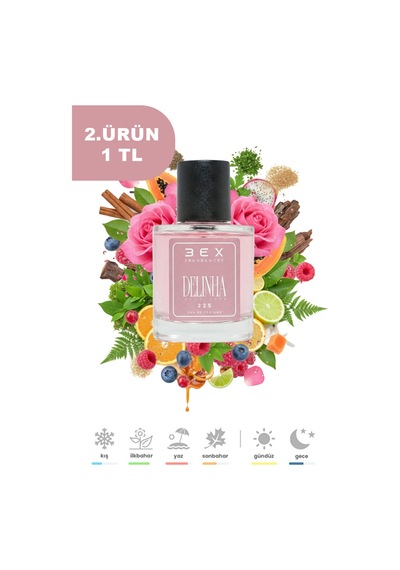 Delinha Exclusive 225 - 50ml - Kadın Parfümü Çiçeksi