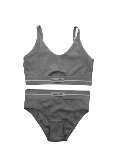 Koza Dora Model Kaşkorse Çizgili Sporcu Takım - 80343 Gri