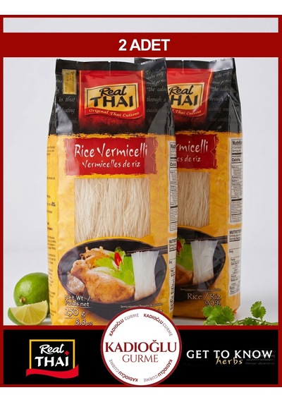 Real Thai Pirinç Şehriye Rice Vermicelli 375 Gr X 2 Adet