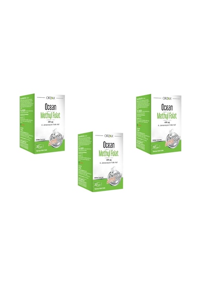 Ocean Methyl Folat 30 Tablet 3 Adet