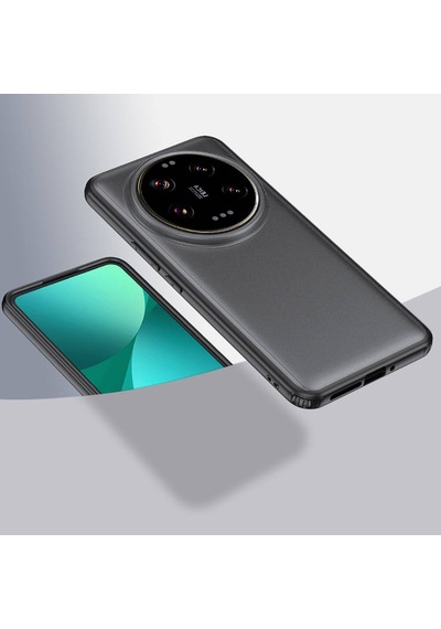 Vendas Xiaomi Mi 14 Ultra Kılıf Zore Volks Kapak + Polymer Nano Ekran Koruyucu Siyah