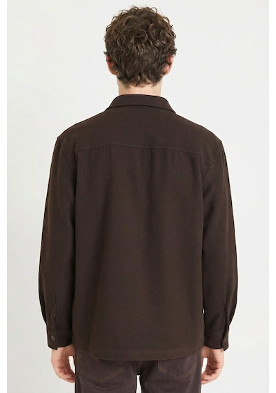 Defacto Regular Fit Flanel Gömlek G8116ax25wnbn339 Kahve-bn339