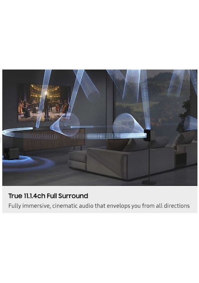 Samsung Uyumlu HW-Q990F 11.1.4 Ch Subwoofer & Arka Hoparlör Q-Serisi Soundbar (2025)