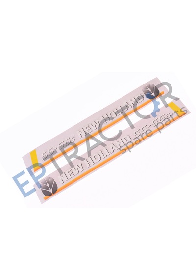 New Holland 55-56s Yan Yazı Takımı Kaporta Etiketi Sağ - Sol Kaput Sticker Seti Sarı Tip