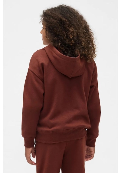 Gap Logo Relaxed Erkek Çocuk Kahverengi Sweatshirt-9496 Kahverengi