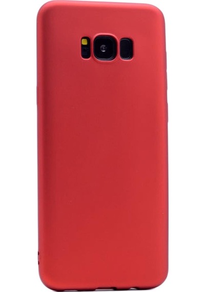 Samsung Galaxy Uyumlu S8 Kılıf Silikon Mat Renkli Kılıf Prem