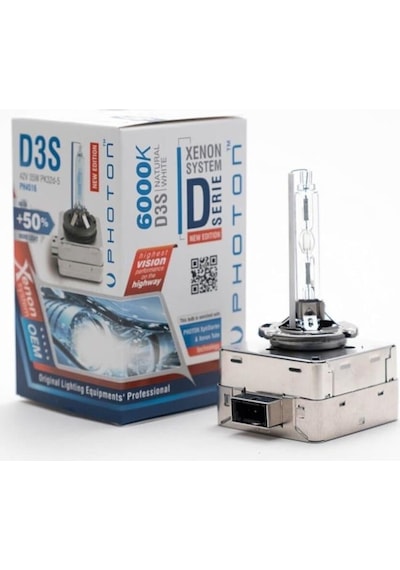 D3s 6000k +%50 Fazla Işık Xenon Ampul