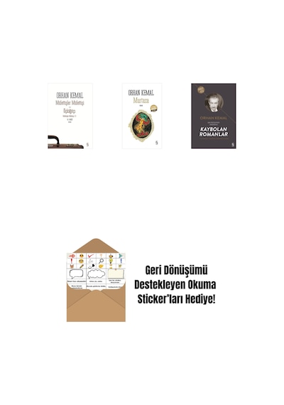 Müfettişler Müfettişi - Üçkâğıtçı 2 Kitap Bir Arada + Murtaza Midi Boy + Kaybolan Romanlar + Okuma Sticker'ları