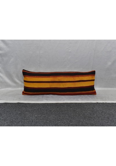 Zehra Abla Halı Yeni El Dokuma Dekoratif Lumbar Kilim Kırlent Yastık Kılıfı 6213