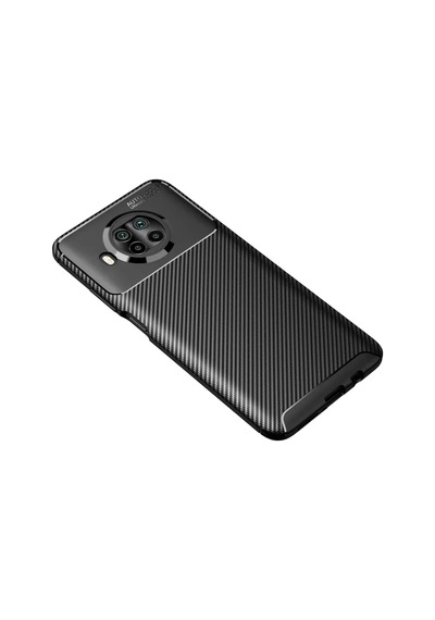 Xiaomi Mi 10t Lite Kılıf Auto Focus Karbon Kapak - Siyah -