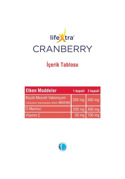 Lıfextra Cranberry 30 Kapsul