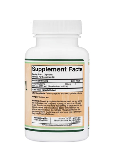 Double Wood Phosphatidylserine 300mg 120 Capsul. Usa Version...